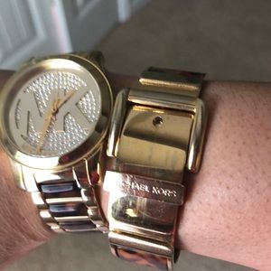 Micheal Kors watch /cuff bracelet